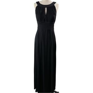 Elegant Black Sleeveless Maxi Dress